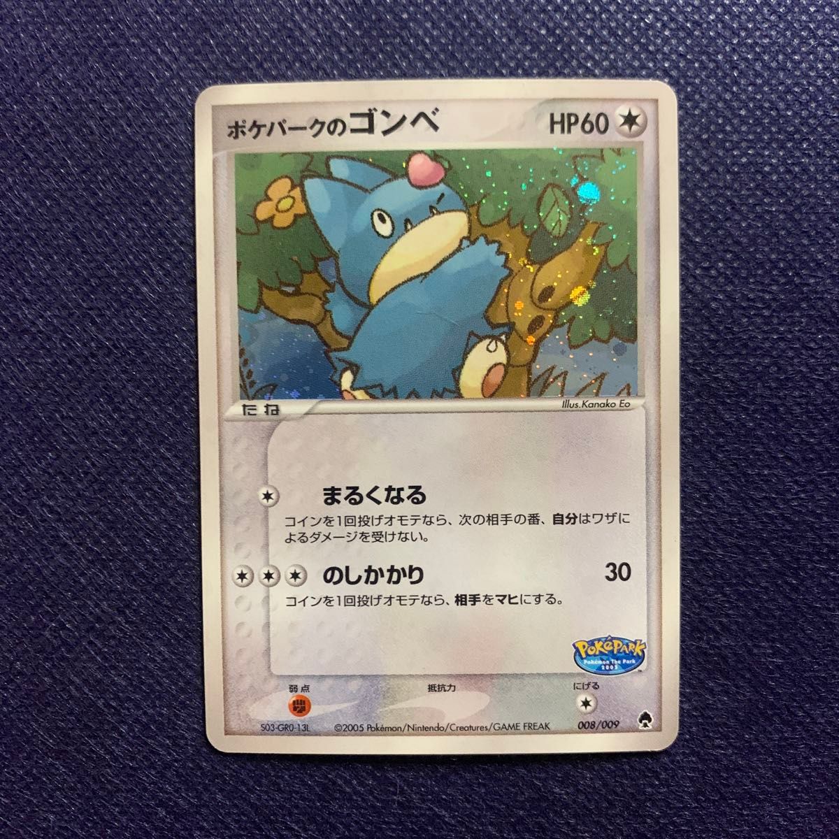 ポケパークのゴンベ ポケパークプレミアムファイル 008/009 ポケモンカードゲーム ポケパークのゴンベ ポケパークプレミアム