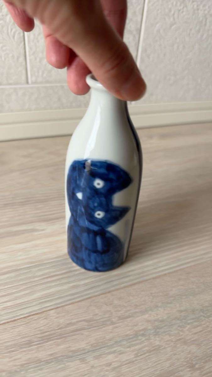 希少 未使用品 山中秀書(やまなかひでふみ)酒器 徳利 とっくり ねこ