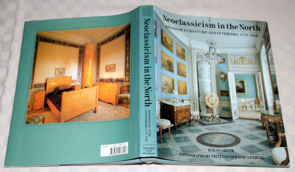 洋書　Neo-Classicism in the North: Swedish Furniture and Interiors, 1770-1850 　北欧新古典インテリア　大型本　 中古本　_画像2