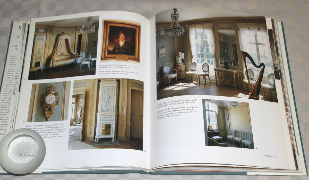 洋書　Neo-Classicism in the North: Swedish Furniture and Interiors, 1770-1850 　北欧新古典インテリア　大型本　 中古本　_画像6