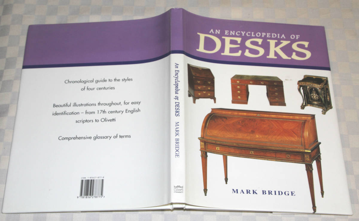 洋書　An Encyclopedia of Desks　机の事典　1988年　 中古本　　インテリア_画像2