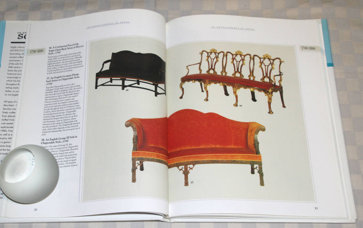  foreign book An Encyclopedia of Sofas sofa. lexicon 1996 year used book@ interior 
