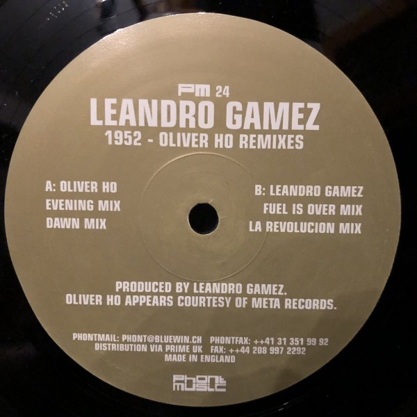 人気アイテム 人気沸騰ブラドン Leandro Gamez 1952 Oliver Ho Remixes gnusolaris.org gnusolaris.org