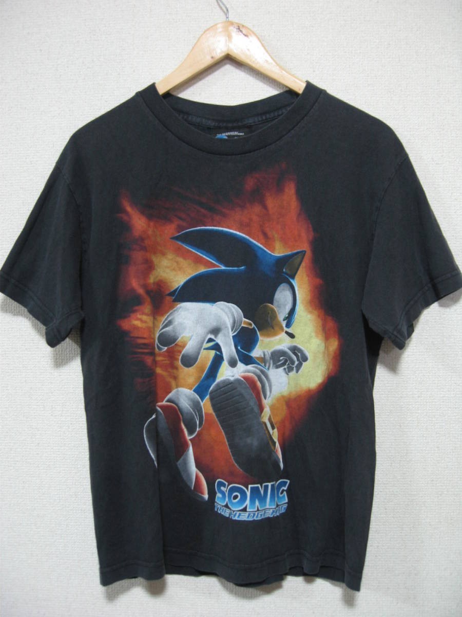 90s SONIC THE HEDGEHOG ソニックザヘッジホッグ Tシャツ-