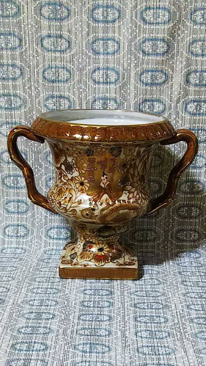 在庫あり 珍品 金襴手 磁器トロフィー 裏印有り オールドニッポン 薩摩焼 有田焼 里帰り 金盛り ノリタケ レトロ ヴィンテージ 西洋アンティーク 売れ筋大阪 Swap Iscfcouncil Org