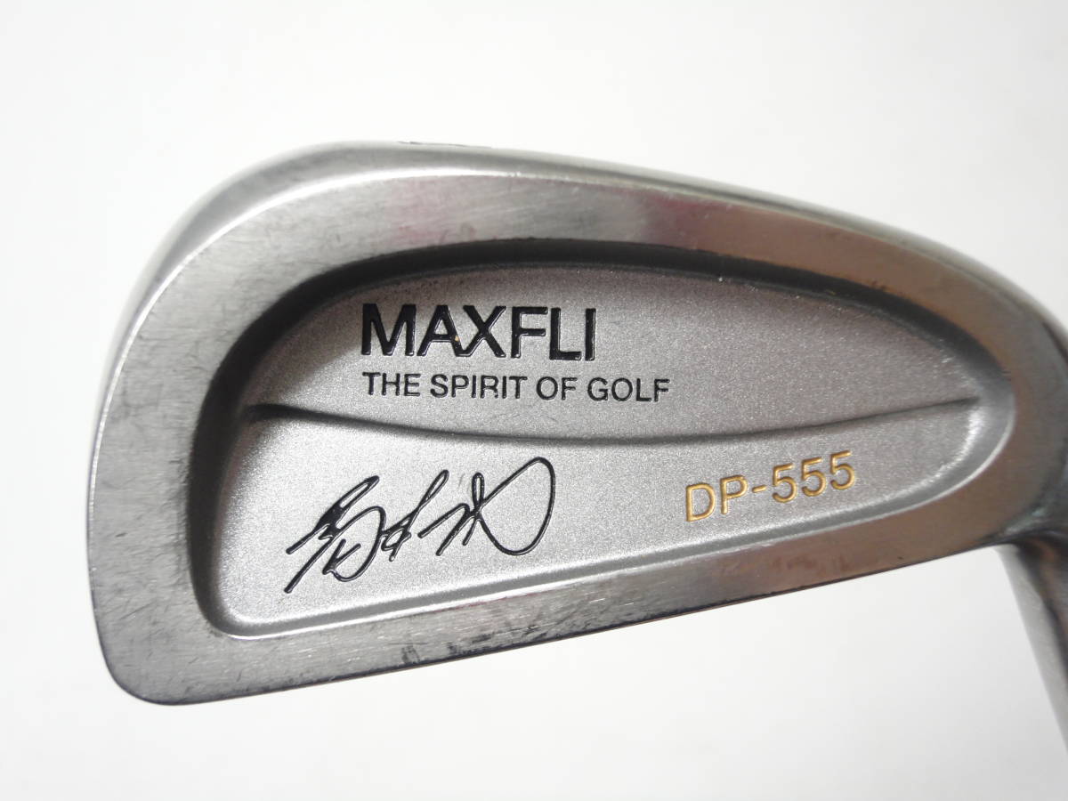 DUNLOP MAXFLI DP-555 青木功シグネチャーモデル 3番アイアン単品 TOURBLACK V5 R ゴルフクラブ マックスフライ 傷少