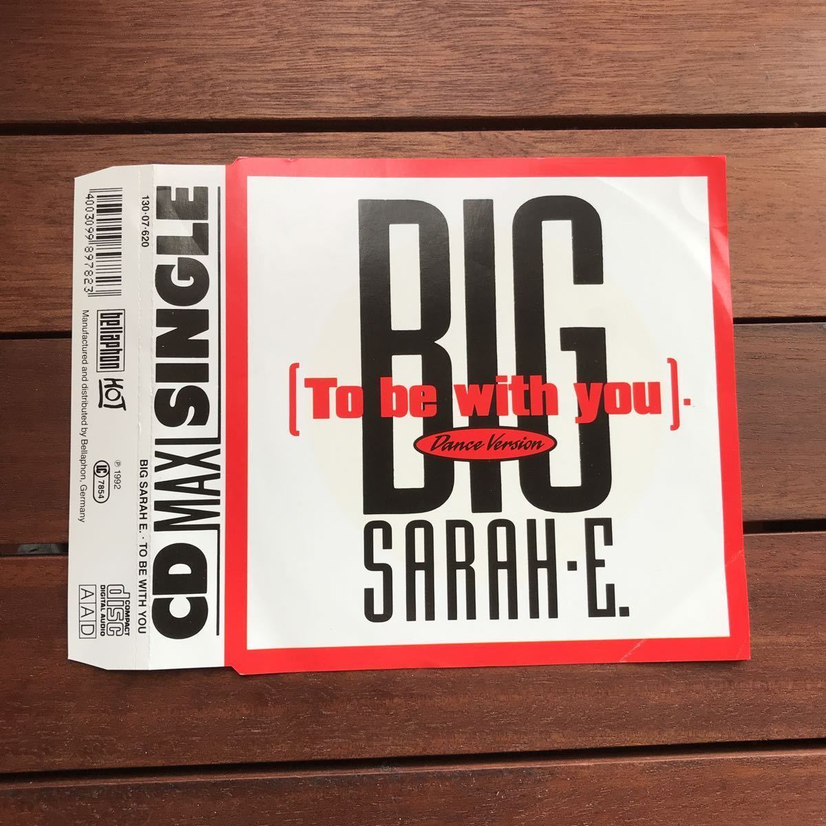 【r&b】Big Sarah-E. / To Be With You (Dance Version) ［CDs］groundbeat_cover song《5b024 9595》_画像1