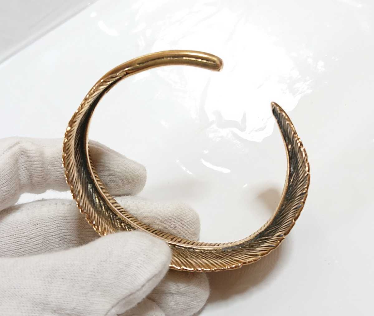4051 BRASS -ply thickness brass feather bangle brass made meat thickness Eagle neitivu antique Indian jewelry 1 sheets wings root stylish 