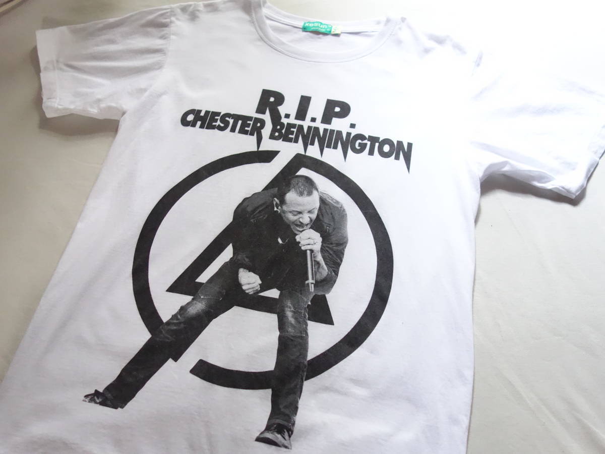 Linkin Park ☆Chester Charles Bennington☆リンキンパーク チェスター☆RIP Tシャツ 白_画像6