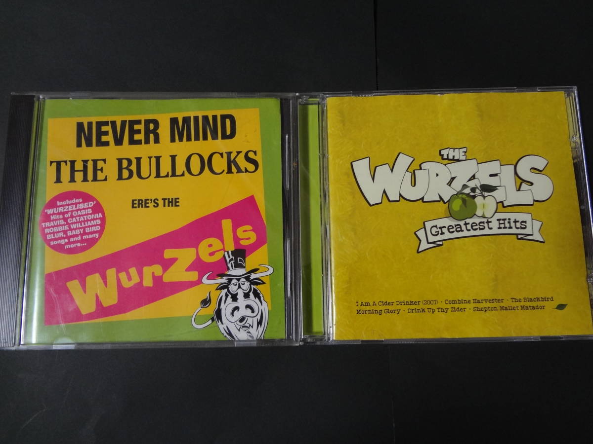 THE WURZELS/never mind the bullocks,greatest hits CDx2 oasis カバー UK ウェスタン カントリー トラッド yetties al yankovic_画像1