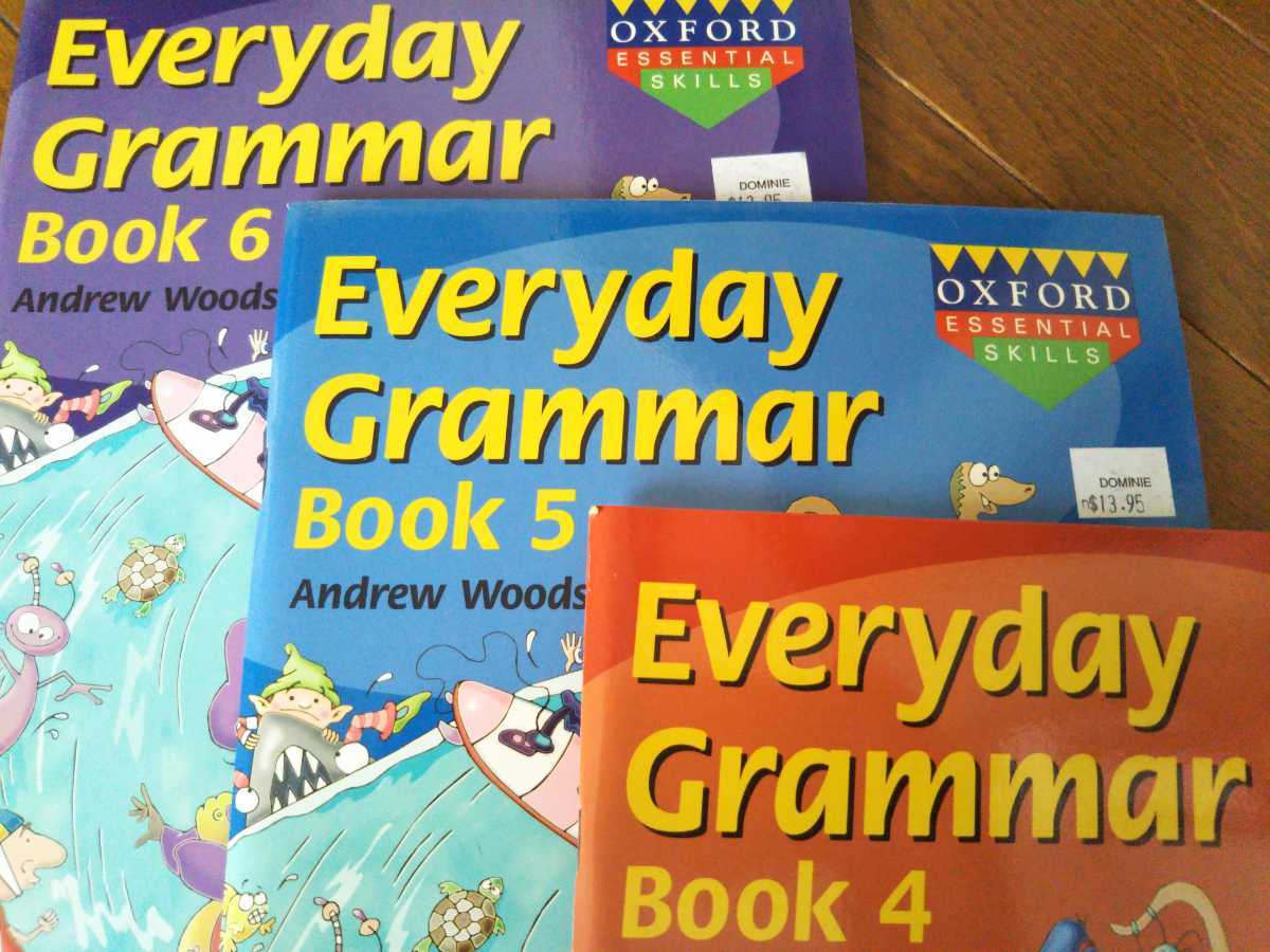 +英語教材+現地校グラマー教科書3冊セット+EverydayGrammarY4～Y6oxford未使用+英語教室の先生、帰国子女、中学生にも+_画像2