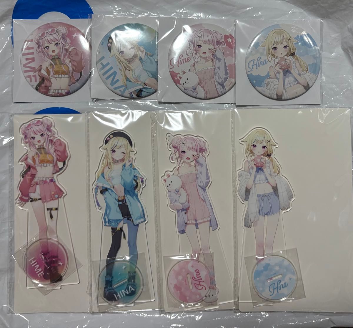 HIMEHINA【GiGO限定】ビッグアクリルスタンド、缶バッジ HIMEHINA GIGO ビッグアクリルスタンド 缶バッジ|Yahoo!フリマ