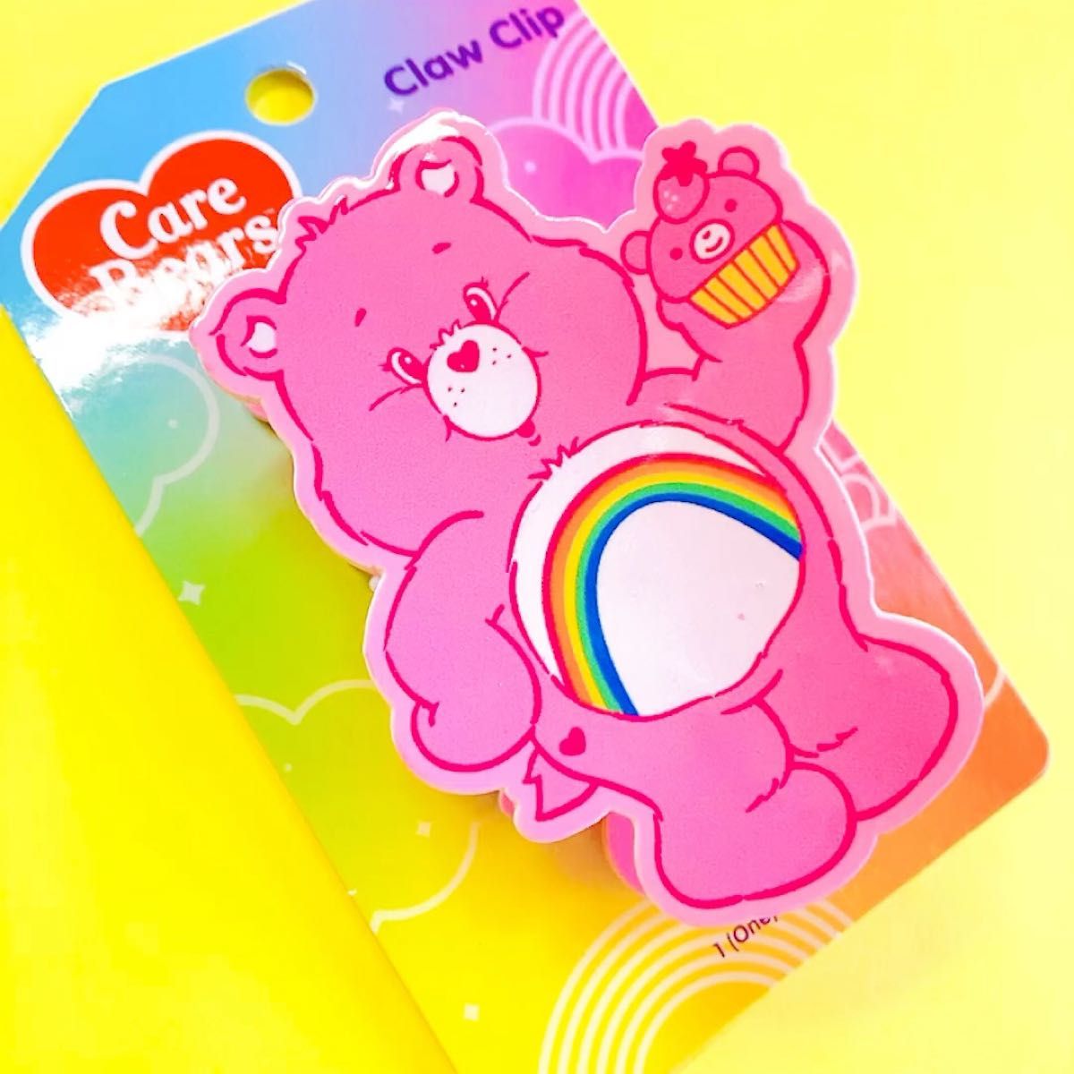 新品 日本未発売 アメリカ 雑貨 ケアベア care bears ヘアクリップ 大 アメトイ 海外 ヘア アクセサリー