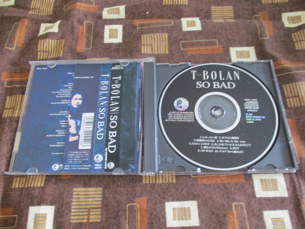 CD T-BOLAN　SO BAD_画像2