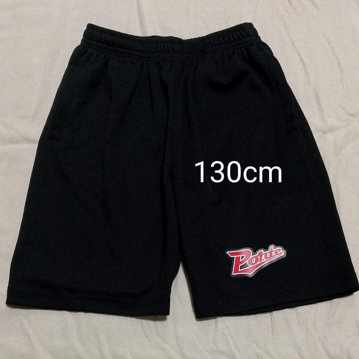 ポルテ ユニフォームセット130 キャップ付き Sサイズ ハーフパンツ150付き 130cm ポルテ ハーフパンツ 記名なし 野球 ベースボールスクール