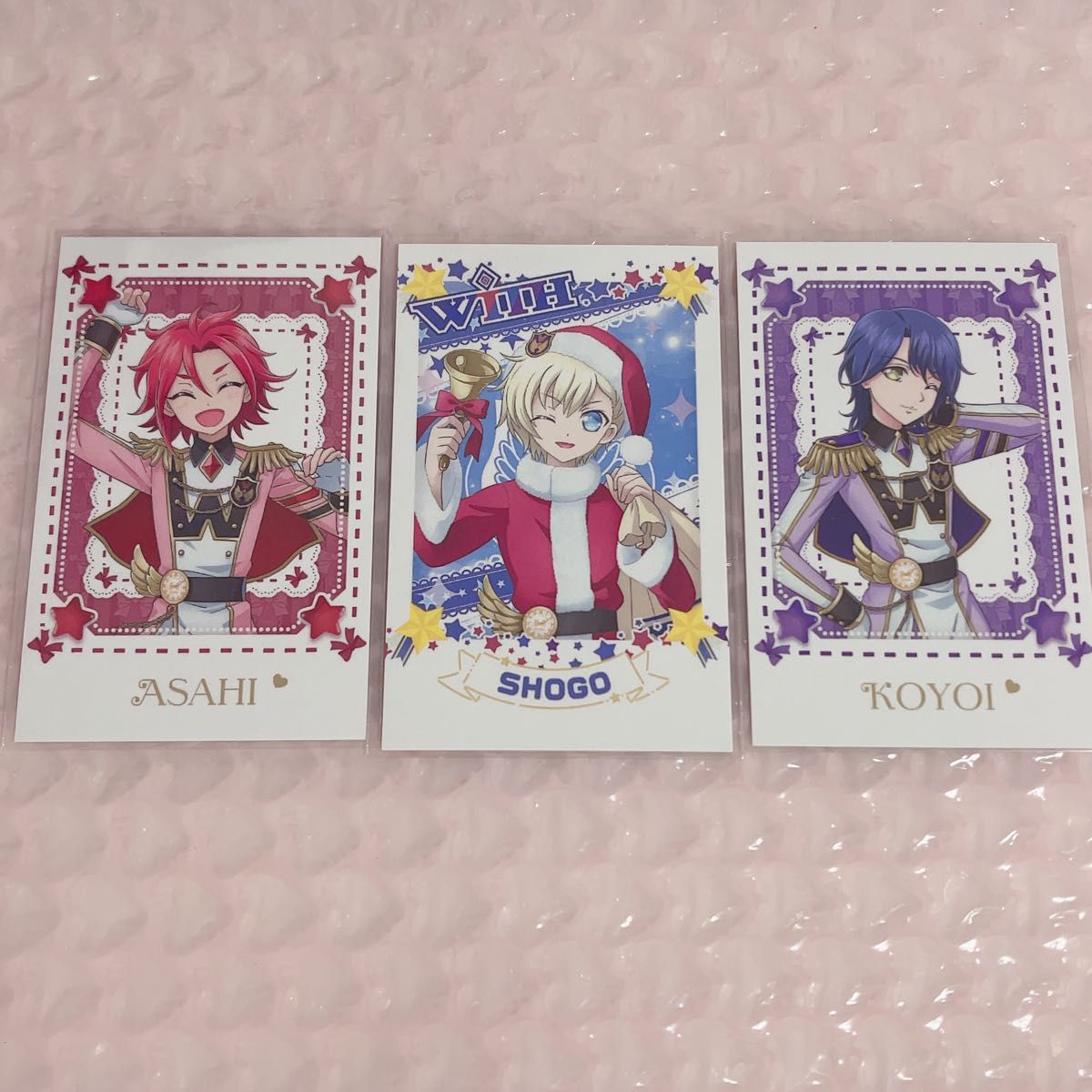 キンツア 特典 アサヒ コヨイ ショウゴ トモチケ KING OF PRISM キンプリ キンツア 前売り特典 リングライト WITH アサヒ