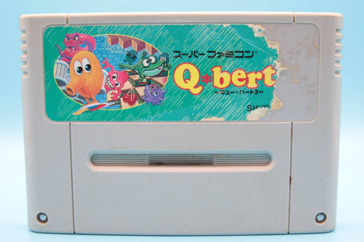 任天堂 キューバート3　Qバート スーパー ファミコン Q Bert 3 SNES FAMICOM SUPER FAMICOM Nintendo SFC 622_画像1