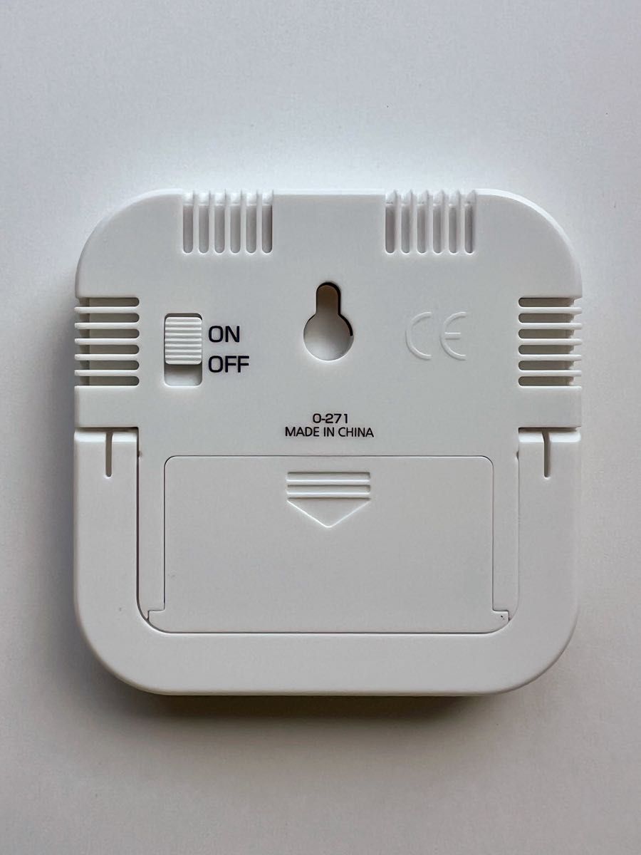 ドリテック(dretec) 温湿度計 デジタル 温度計 湿度計 大画面 コンパクト ホワイト 温度 湿度 卓上