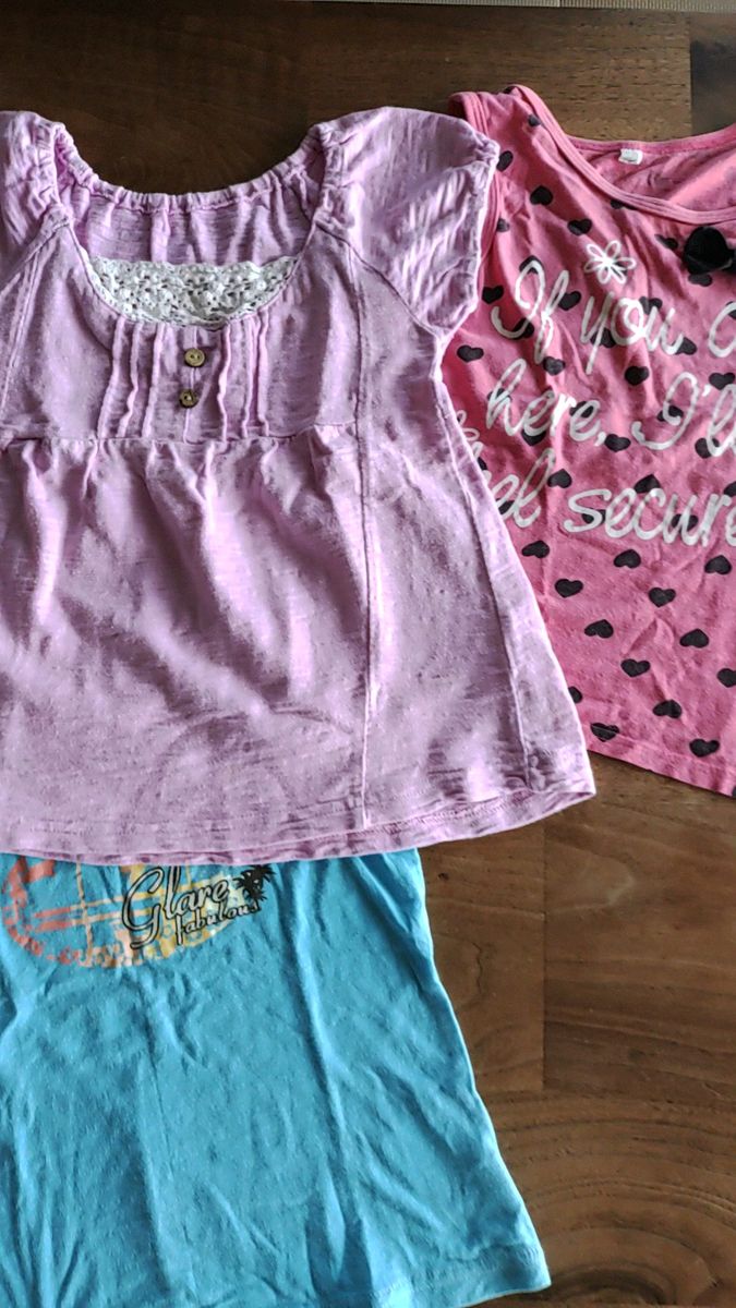 女の子用トップス3枚セット 120cm 夏服 まとめ売り