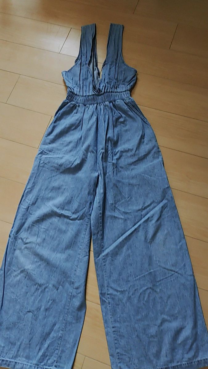 デニムジャンプスーツ ブルー 160㎝ サロペット 女の子