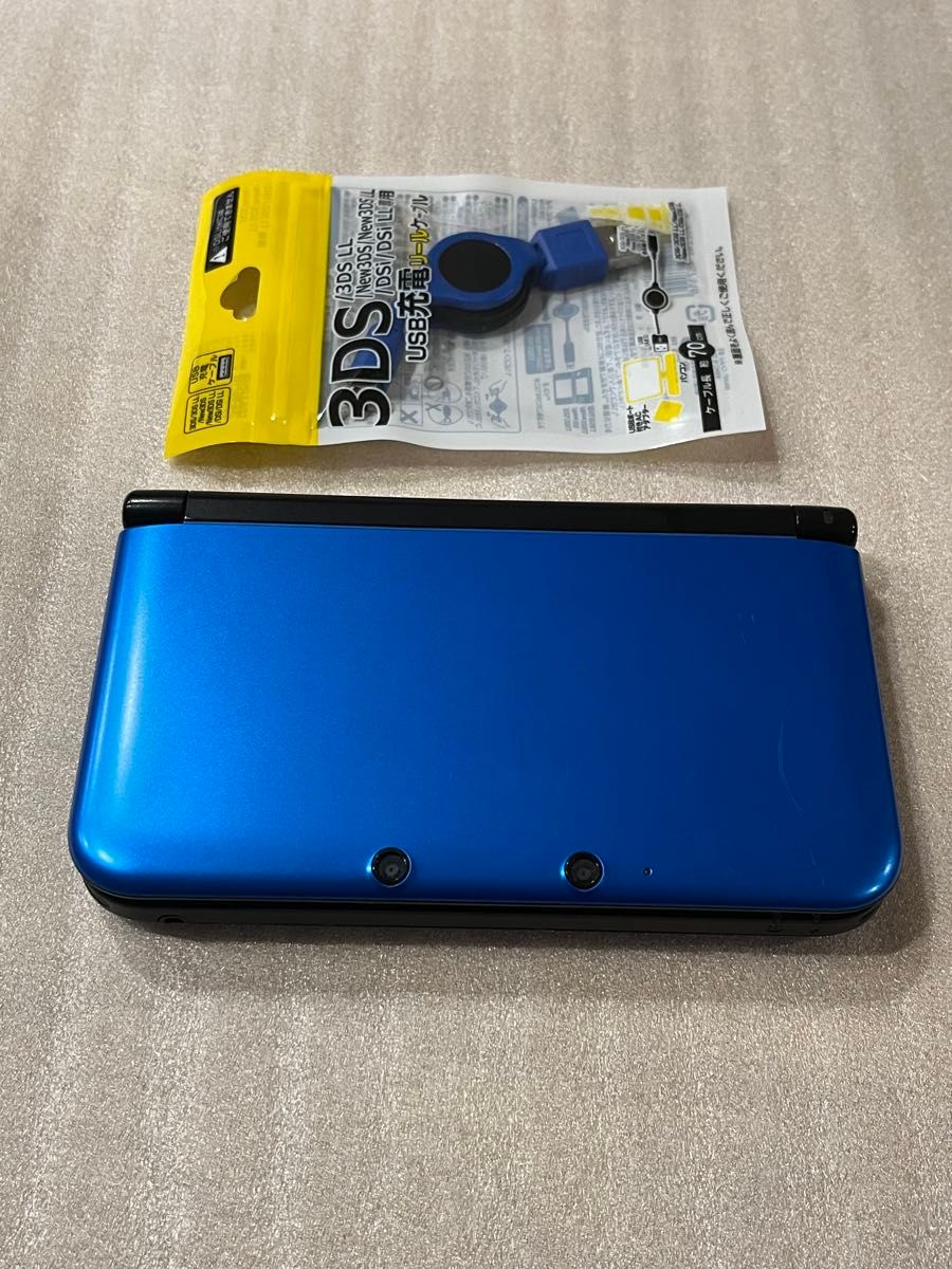 ニンテンドー 3DS LL ブルーブラック 訳あり