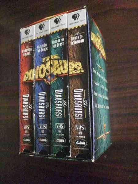 [VHS] THE DINOSAURS! BOX комплект динозавр 