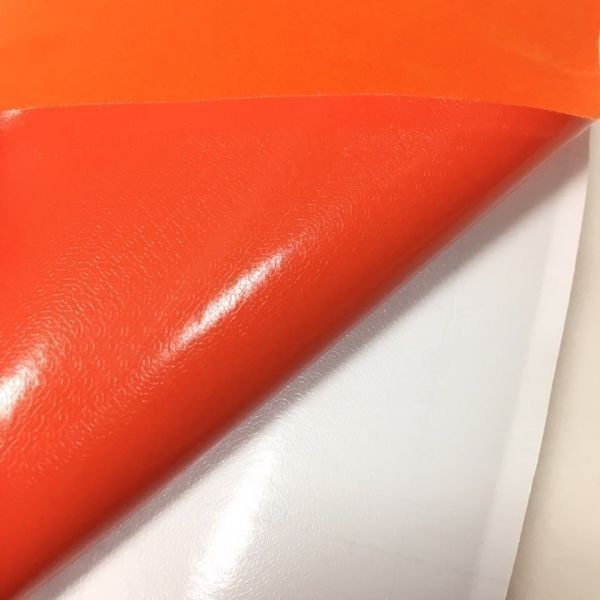 カーラッピングシート スエード調 オレンジ 橙 縦x横 135cmx2m スキージ付き SHM06 アルカンターラ 高級 外装 内装 耐熱 耐水 DIY_画像3
