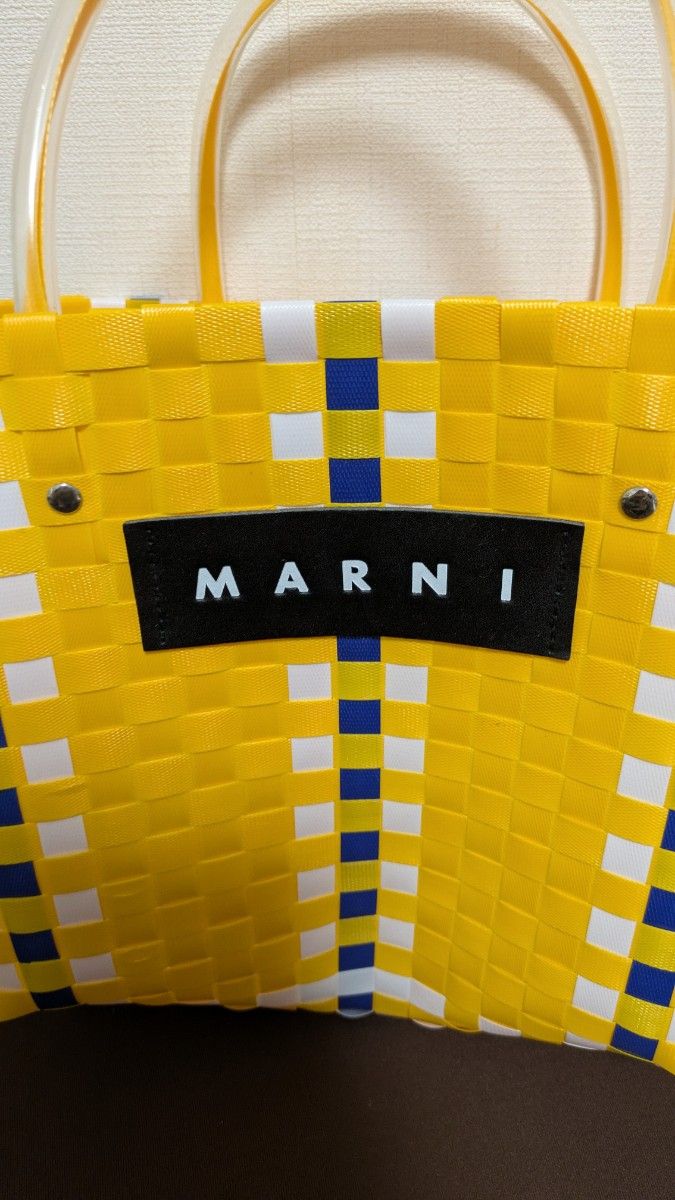 MARNI MARKET かごバッグ イエロー チェック MARNI MARKET かごバッグ イエロー チェック|Yahoo!フリマ(旧