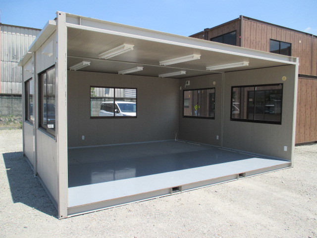 [ Chiba departure ] super house garage 8 tsubo /16 tatami container garage used temporary house unit prefab storage room warehouse ... agriculture work place . agriculture 