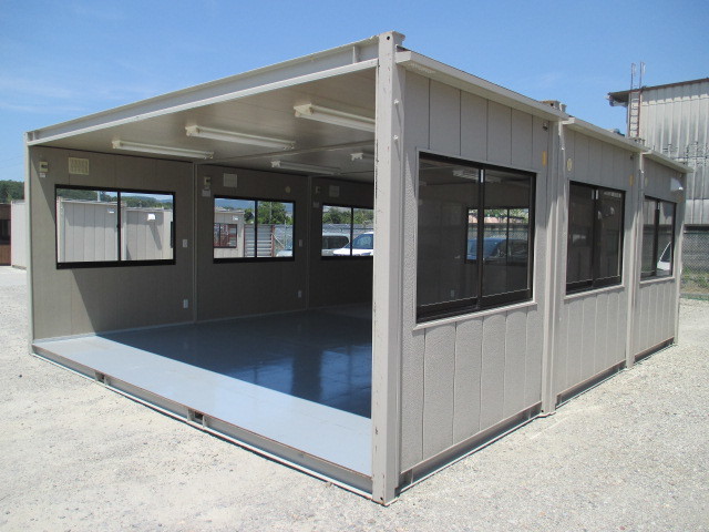 [ Kanto ~ Kyushu ] super house garage container garage storage room unit house 12 tsubo used temporary prefab warehouse 24 tatami .. place work place agriculture . agriculture 