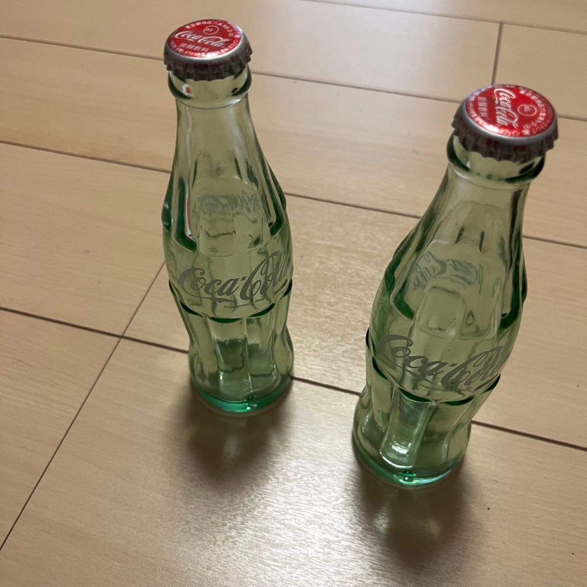 Coca-Cola 特別ガラス瓶 2本セット Coca-Cola 瓶 2本セット グリーン系|Yahoo!フリマ(旧PayPay