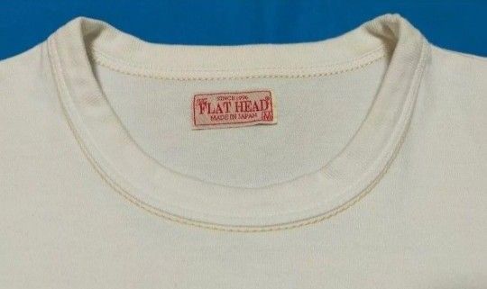 THE FLAT HEAD　フラットヘッド　Tシャツ　サイズM　美品　ホワイト