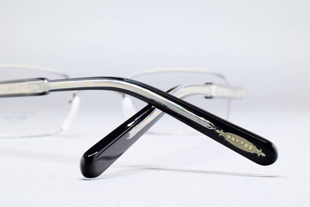 未使用品 オリバーピープルズ 20周年 記念モデル ARNALDO メガネ 46-21 サングラス フレーム ピューター 彫金 日本製_画像8