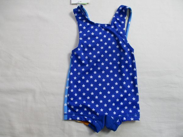 ZV790[Disney]baby Donald new goods stretch swimsuit One-piece man . blue *. blue 70