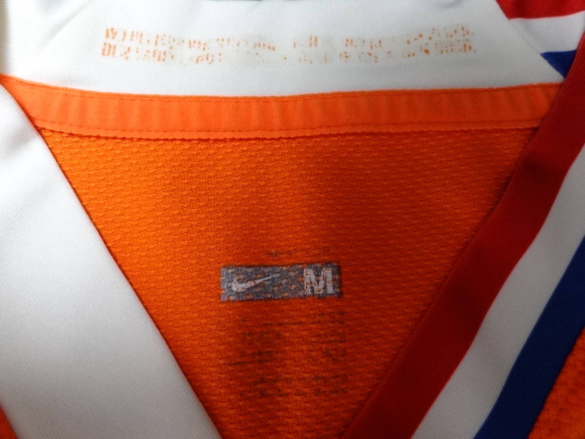 オランダ 代表 08/09 ホーム ユニフォーム M ナイキ NIKE Netherlands サッカー シャツの画像3