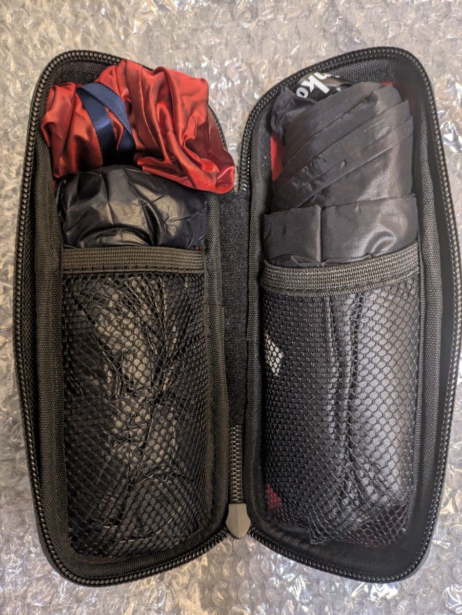 PEKO お手製輪行袋【横型】ウルトラ軽量輪行袋+【ロード用】両輪ホイールバッグ PEKO お手製輪行袋 【横型】ウルトラ軽量輪行袋(135g黒) +