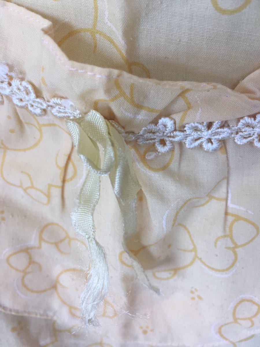 可愛いネグリジェ　パジャマ　可愛いナイトウェアキイロ　レディースルームウェア棉