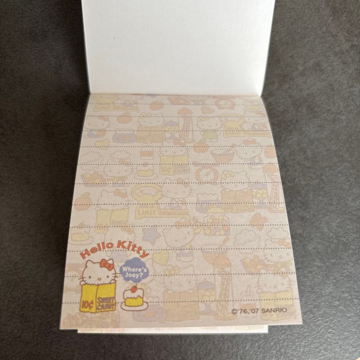 ハローキティ キティ デニム メモ帳 メモ 平成 レトロ 2007