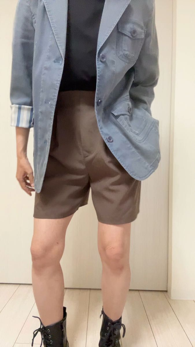 コーデュロイデニム風 ヴィンテージ ジャケット ダブルポケット Vintage Used 古着女子 ふるじょ
