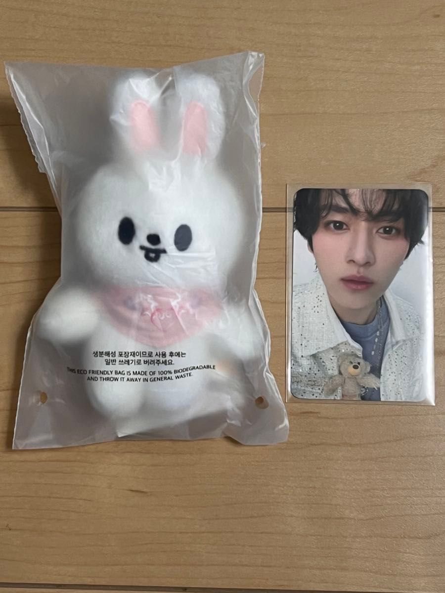 スキズ 5clock リノ リービット 10cmぬい アウトフィット トレカ Stray Kids スキズ SKZ 5'CLOCK SKZOO 10cm ぬいぐるみ