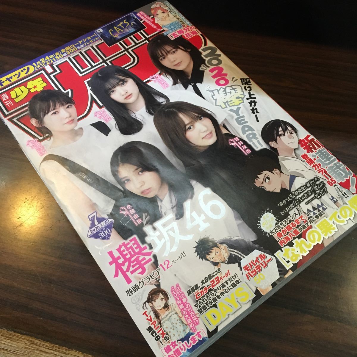 講談社　週刊少年マガジン 2020年7号　1月29日　欅坂46_画像3
