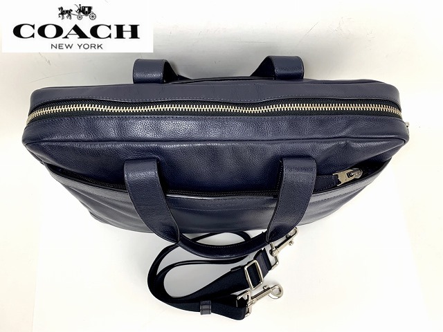 美品★送料無料★ コーチ メンズ COACH ハミルトン スムーズ レザー 2Way ビジネスバッグ ブリーフケース★