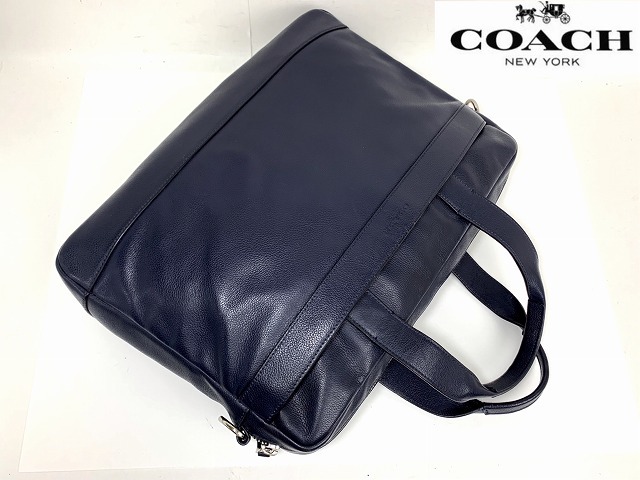 美品★送料無料★ コーチ メンズ COACH ハミルトン スムーズ レザー 2Way ビジネスバッグ ブリーフケース★