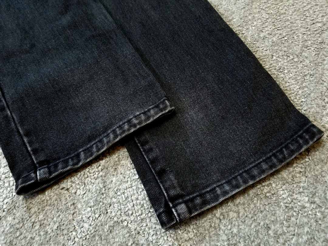 90s USA製 ビンテージ GUESS JEANS ゲス ブラックデニムパンツ w29 S 90年代 アメリカ製 ブラックジーンズ 黒 アメリカ古着