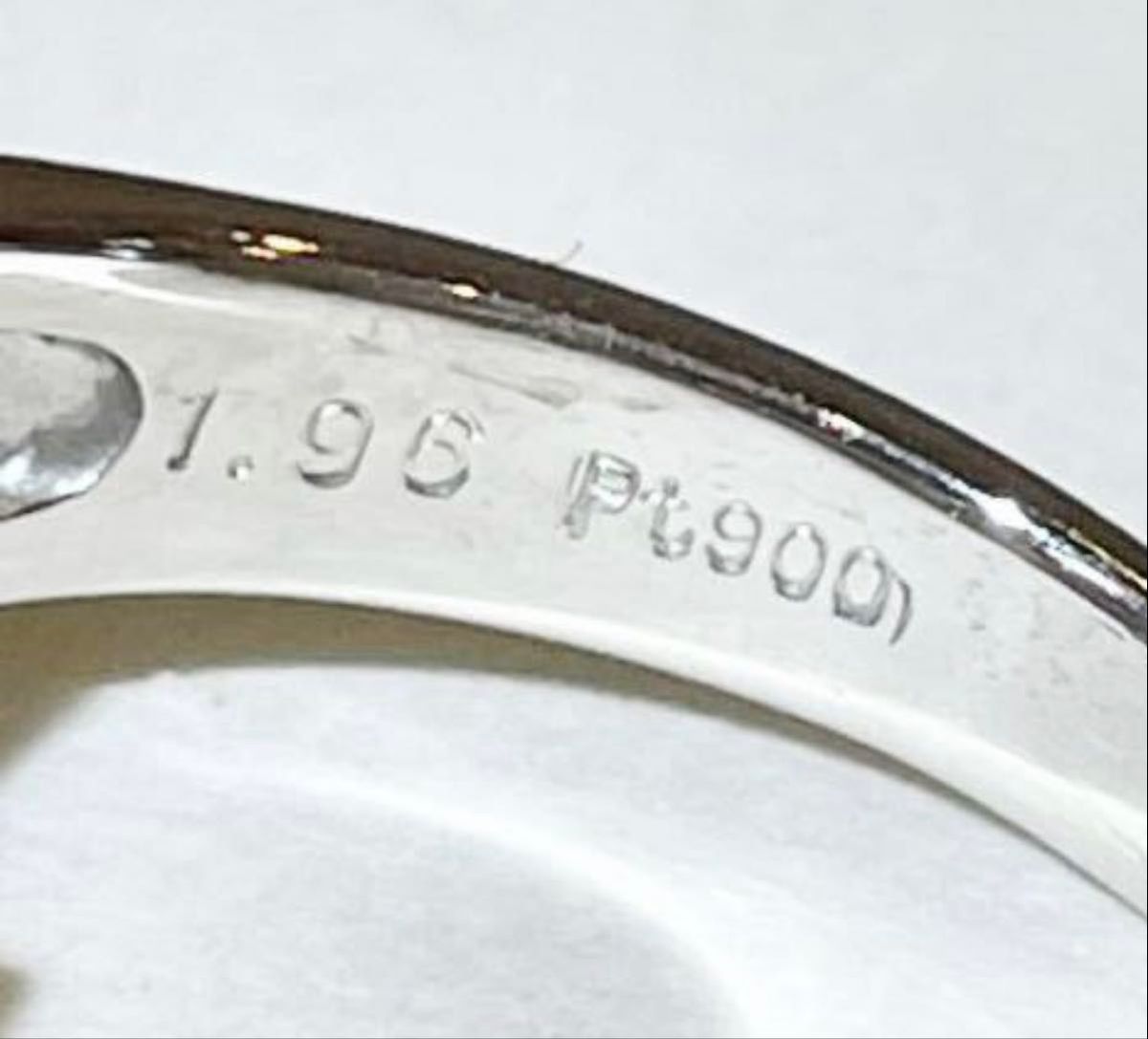 ☆Pt900 タンザナイト1.96ct&ダイヤ0.56ct付きリング 指輪 14号 鑑別書☆