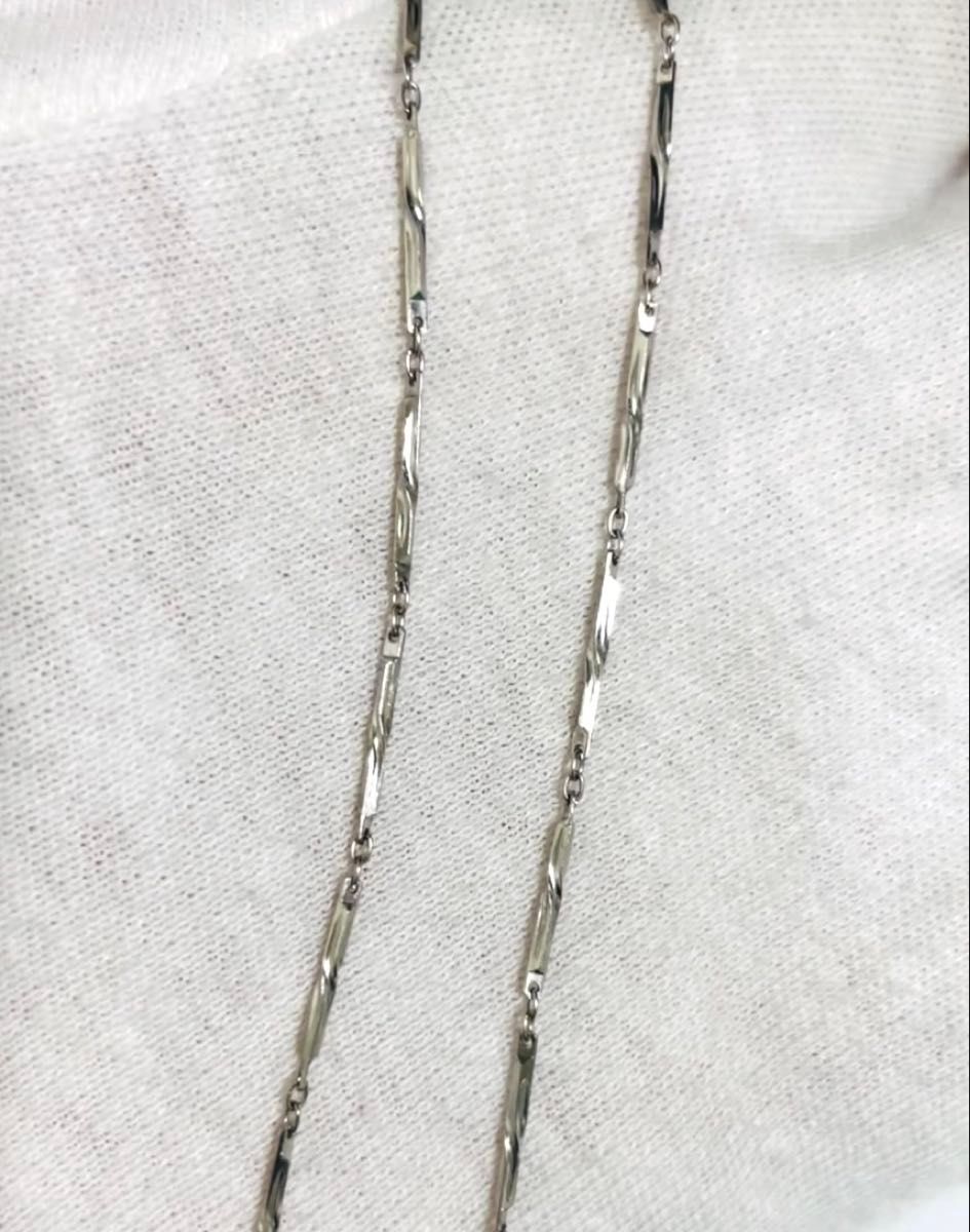 ☆Pt850 プロペラ柄ネックレス 41cm☆