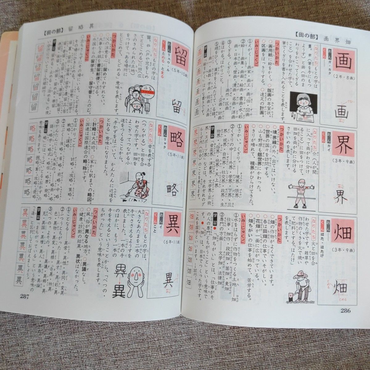 小学生の漢字辞典