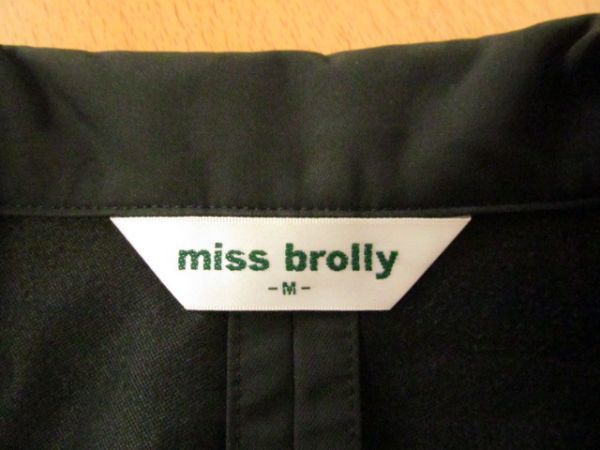 (36187)miss brolly ミスブロリー コート ジャケット 薄手 ブラック M USED_特に目立った汚れはありません。