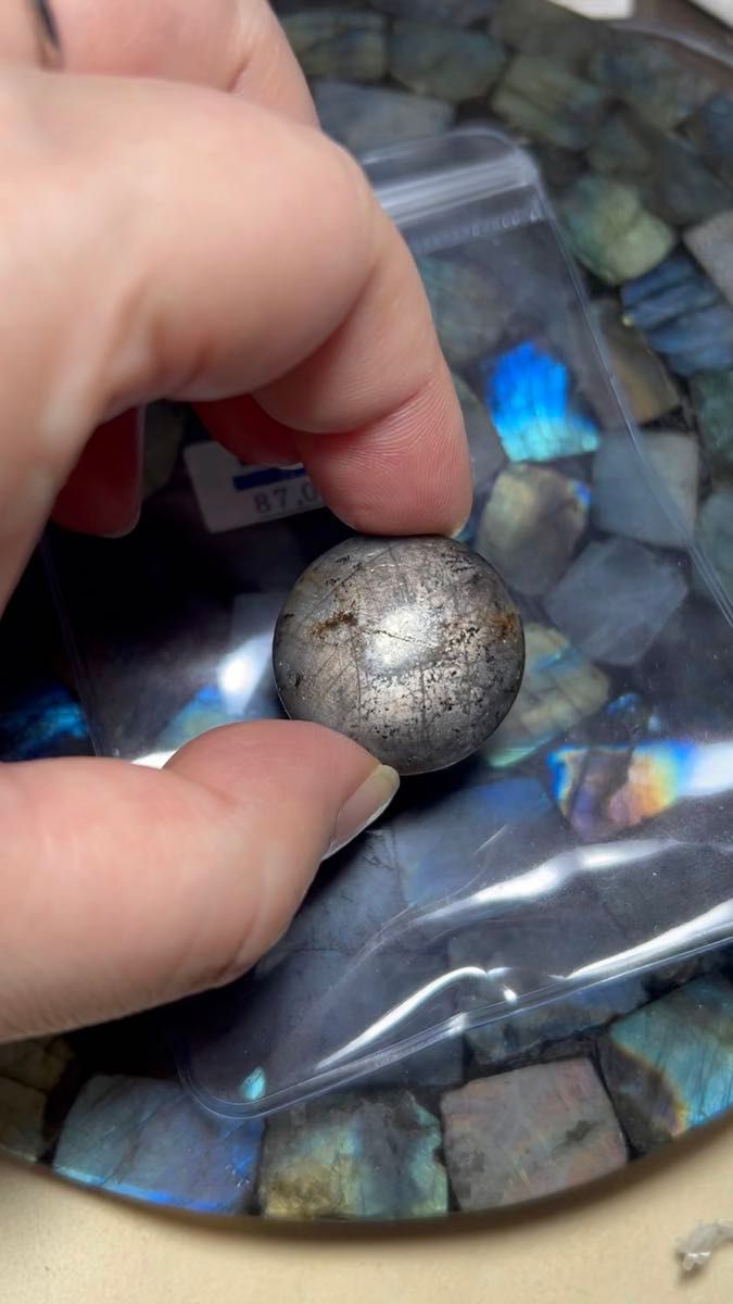 タンザニア産 特大 スターサファイア カボション 20.7g 103.22ct ルース