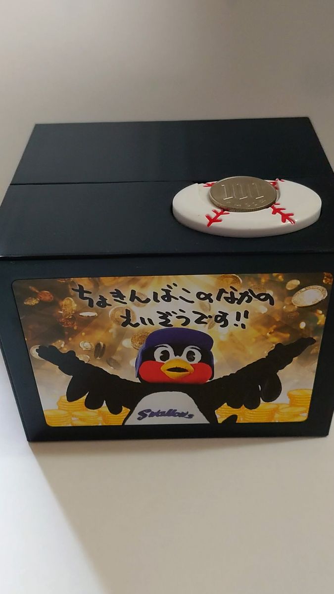 東京ヤクルトスワローズ つば九郎 貯金箱